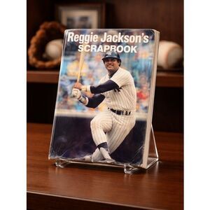 GUC Reggie Jackson Scrapbook Soft Cover Book - Published Autograph